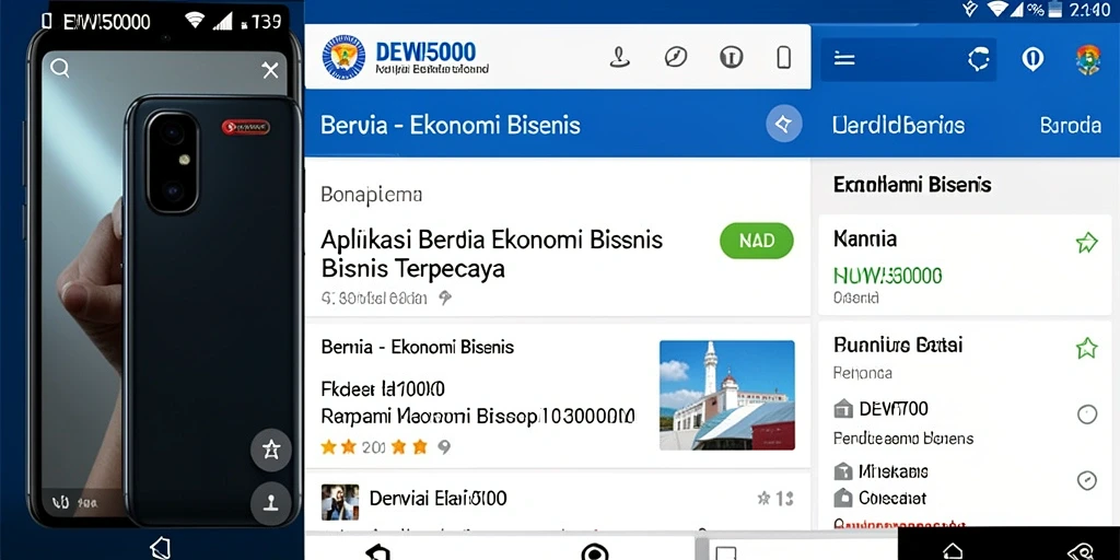 Tampilan antarmuka DEWI5000 yang modern dan informatif.